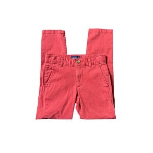 Place Slim Coral Red Casual Pants‎ Kids Size 6
